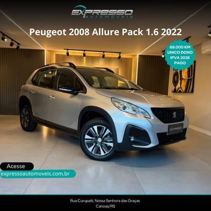 PEUGEOT 2008 1.6 16V FLEX ALLURE PACK 4P AUTOMÁTICO